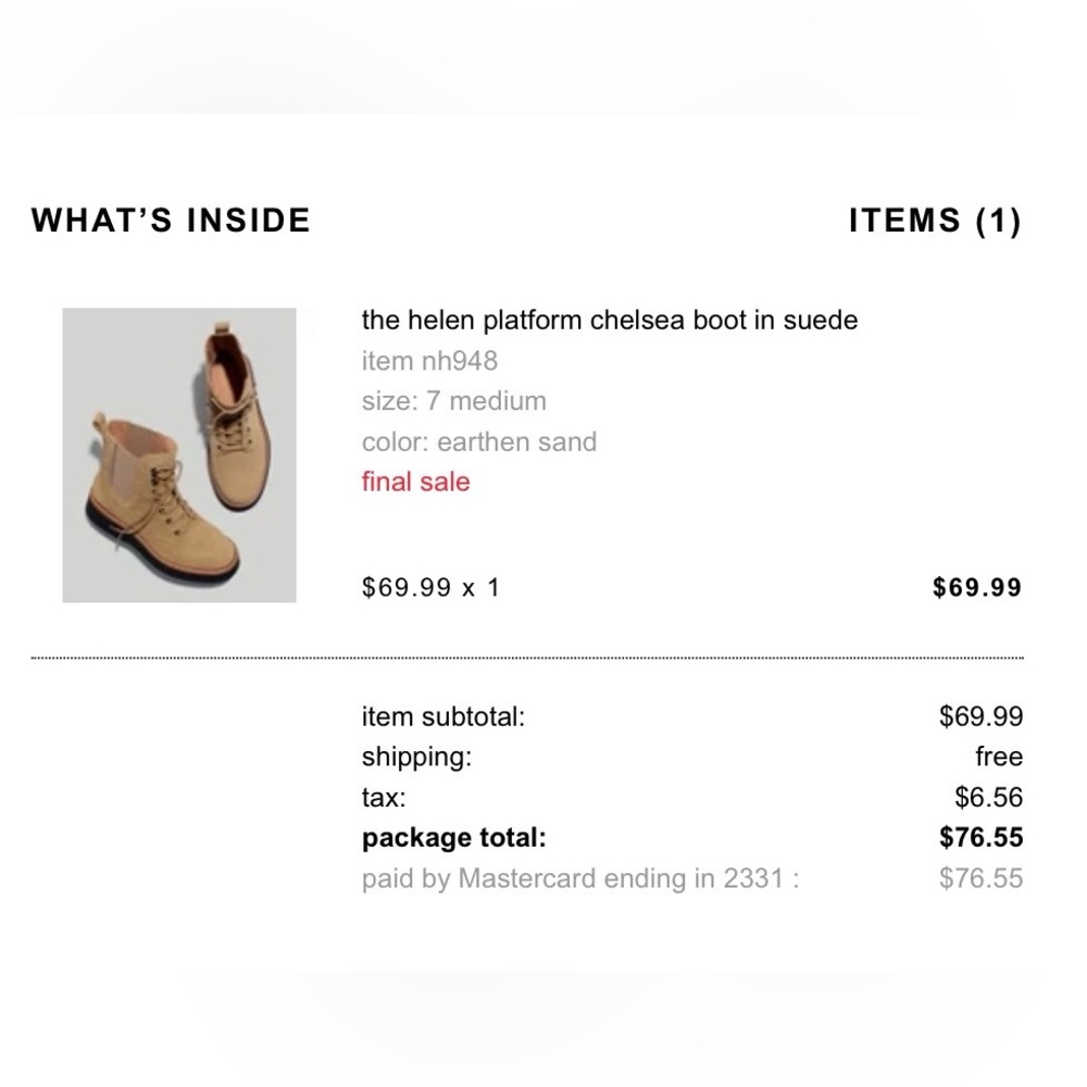Madewell sand colored boots - Picture 4 of 4